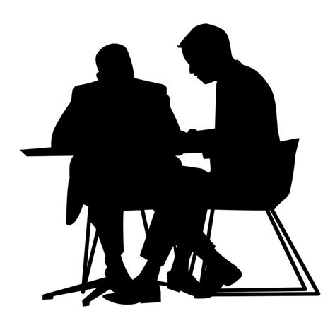 Silhouette Of Business Meeting Free Stock Photo By Mohamed Hassan On