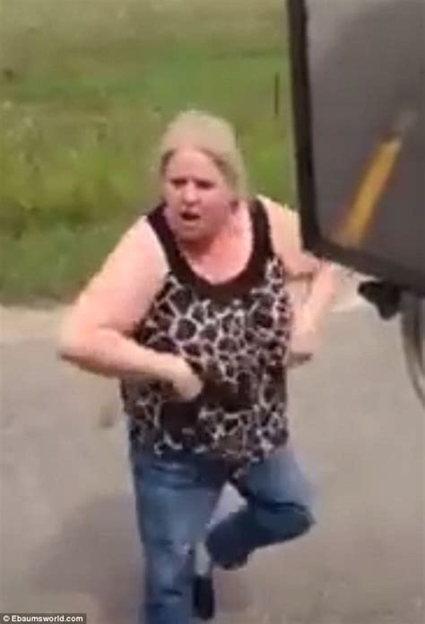 Furious Woman Breaks Into The Chicken Dance After Garbage Man Failed To