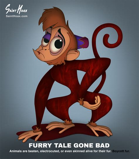 Furry Tale Skinned Disney Characters Protest The Fur Industry Bored