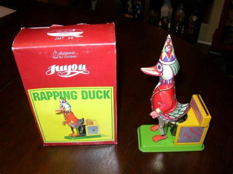 Wind Up Rapping Duck Jmt 56 Collector Series In Original Box Ebay