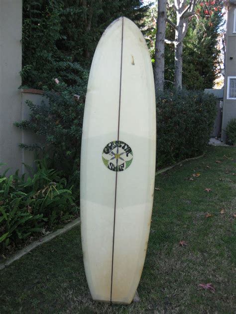 Vintage 1960s Era Bahne Surfboard Crystal Ship Model V