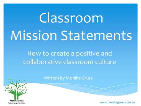 How To Create A Classroom Mission Statement
