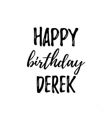 Happy Birthday Derek Digital Art By Funny T Ideas Pixels