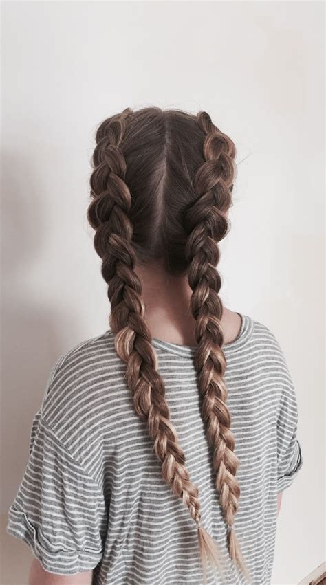 two dutch braids french braid hairstyles braids for long hair braids step by step
