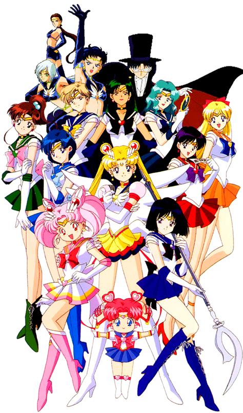 All Ten Sailor Guardians Hallerenee