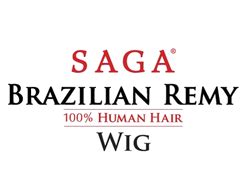 Saga Brazilian Remy 100 Human Hair Wig NEW