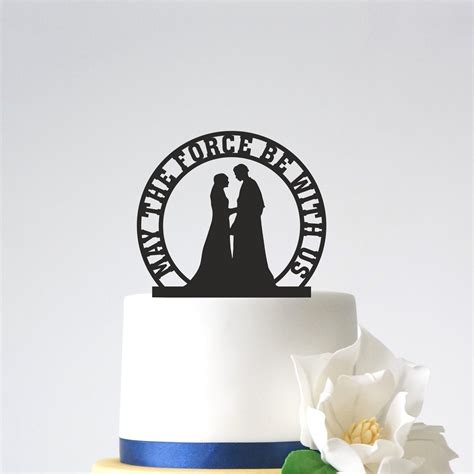 Star Wars Cake Topper Star Wars Wedding Topper Personalized Etsy