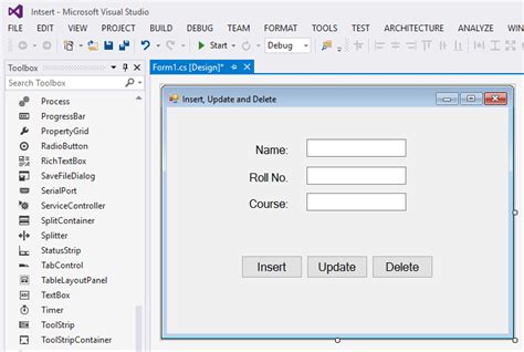 How To Insert Data In Windows Application C Net Campuslife