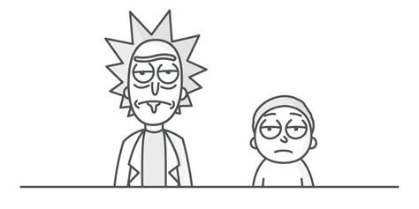 How To Draw Rick And Morty Step By Step Alter Playground
