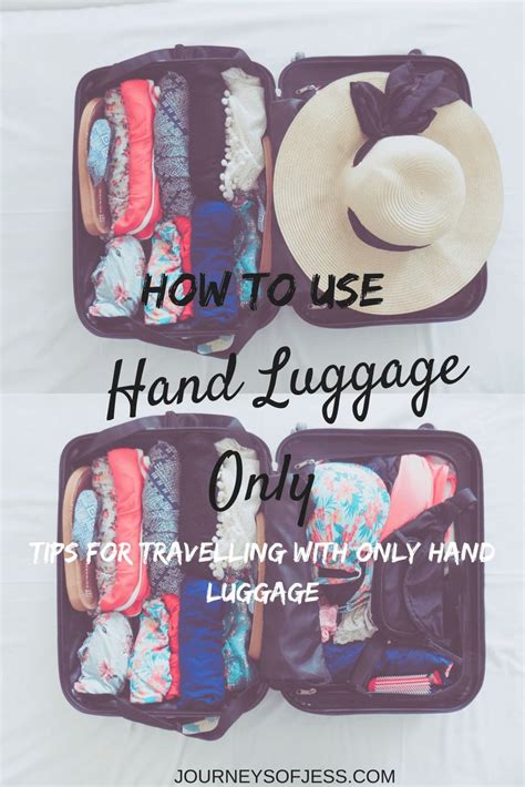Travelling With Hand Luggage Only How To Journeysofjess Hand