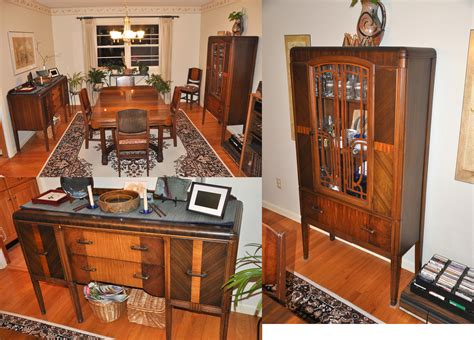 The retailer also offers dinnerware and bar storage. Waterfall Dining Room Set | Art deco dining room, Dining ...