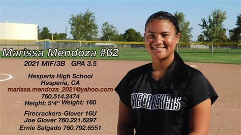 Marissa Mendoza 2021 Mif 3b Youtube