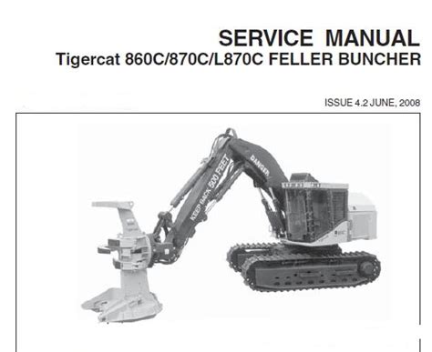 Tigercat C C L C Feller Buncher Service Repair Manual Jun