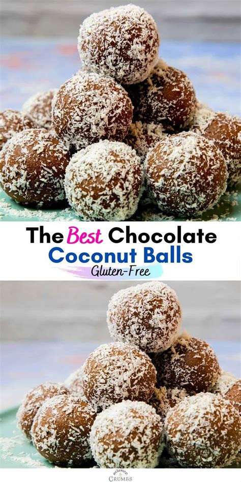 Chocolate Coconut Balls Recipe Science And Crumbs