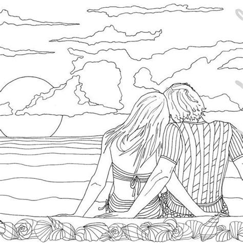 Couple Coloring Pages Fun Coloring Page