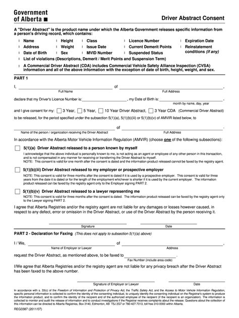 Drivers Abstract Alberta Fill Out And Sign Online Dochub