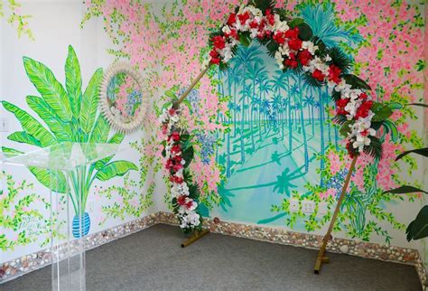 Lilly Pulitzer Wedding Room West Palm Courthouse