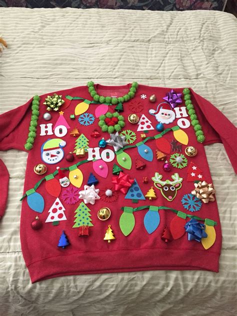 Diy Homemade Ugly Sweater Under 10 Making Ugly Christmas Sweaters