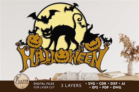 Halloween Multilayer Laser Cut Files Svg Ubicaciondepersonascdmxgobmx