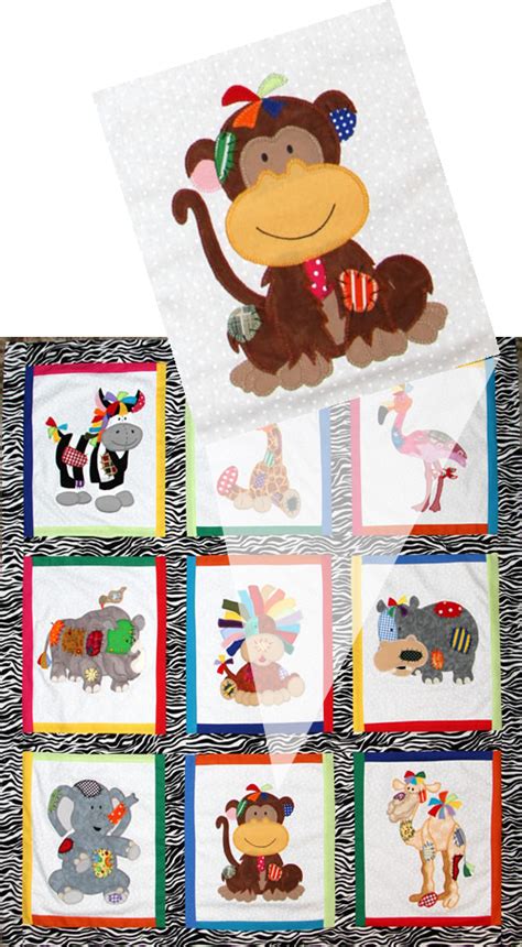 General Large Designs : Jungle Patches | Animal baby quilt, Applique quilt patterns, Applique quilts