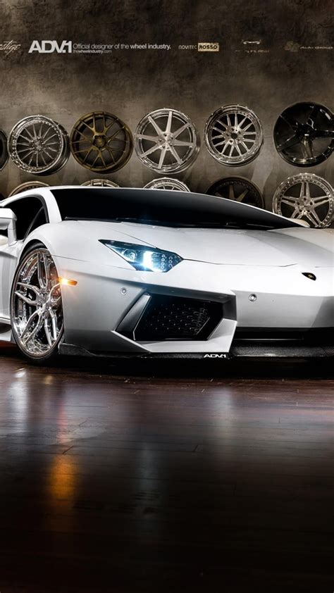 1080x1920 Lamborghini Aventador On Adv1 Wheels Iphone 76s6 Plus