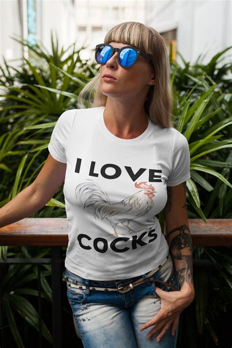 I Love Cock Love Cock T Shirt Cock I Heart Cock Cock Etsy Canada
