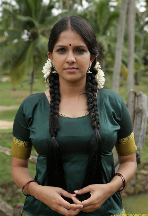 Malayalam Actress Photos Aparna Nair Hot Pics In Pavada Blouse Actress Album
