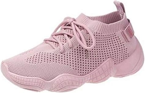 Womens Mesh Sneakers Athletic Outdoor Running Shoes Trainers Lace Up