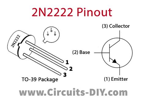 2n2222 Transistor Pinout Equivalent Specifications 60 Off