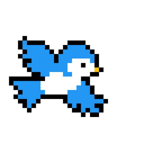 Pixilart Blue Bird By You Pixel Art