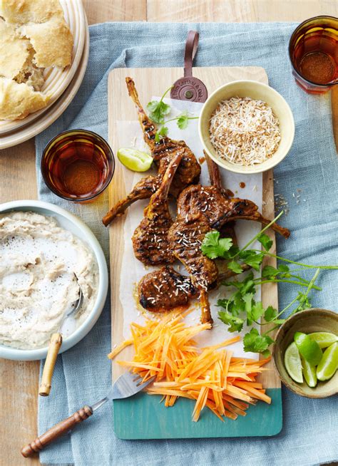 Indian Spiced Lamb Cutlets With White Bean Purée Dish Magazine
