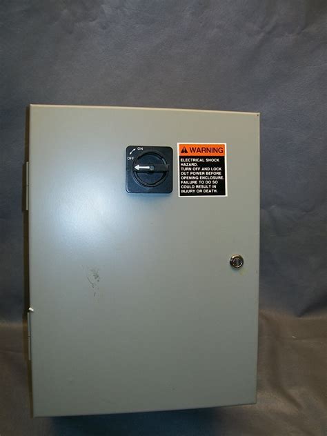 Hammond Nema 1 Enclosure 16 X 12 W 60 Amp Fused Disconnect 600 Vac
