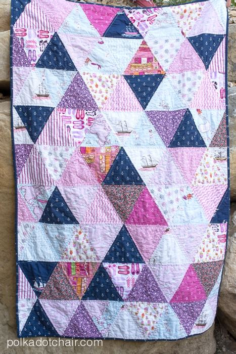 How To Make A Triangle Quilt On The Polka Dot Chair Blog