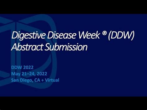 Ddw Abstract Submission Tutorial Youtube