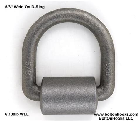58 Weldable D Ring Boltonhooks Llc