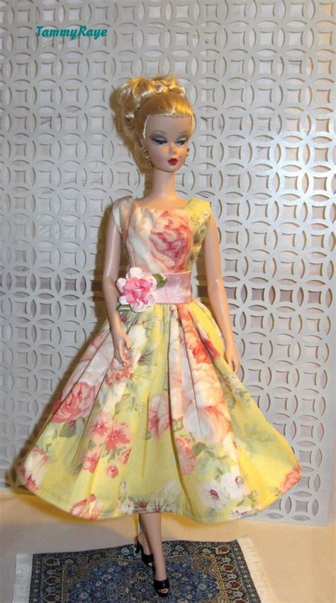 Ooak Vintage Fashion For Barbie Silkstone By Tammyraye Barbie Dress Barbie Pink Dress