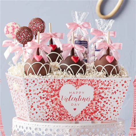 Happy Valentines Day Caramel Apples And Confections T Tray Mrs