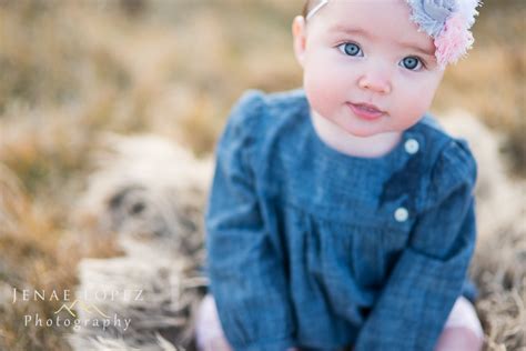 6 Month Old Girl Photography Jenae Lopez Photography