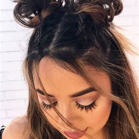 Two Buns Hairstyle Best Hairstyle