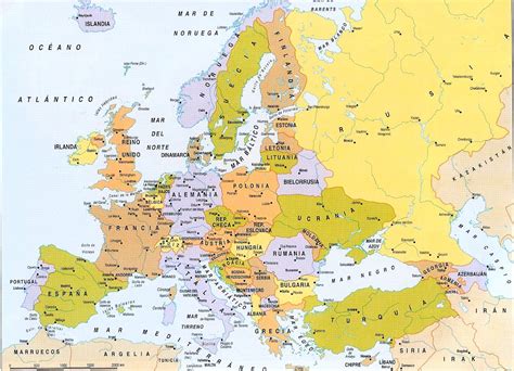 Aprendiendo Juntos Mapa PolÍtico De Europa
