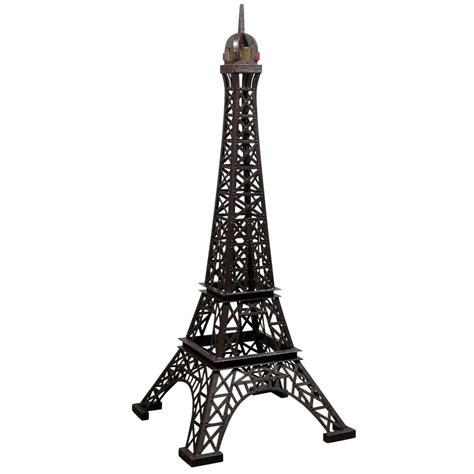 Vintage Metal Eiffel Tower Iron Replica Statue Chairish