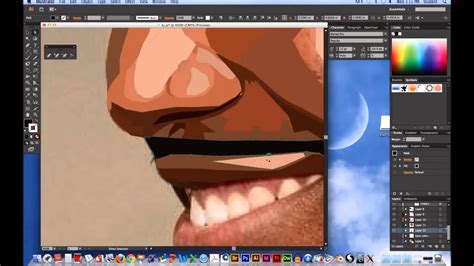 Time Lapse Art Adobe Illustrator Portrait Youtube