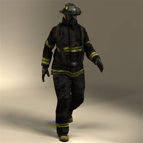Firefighter 3d Models
