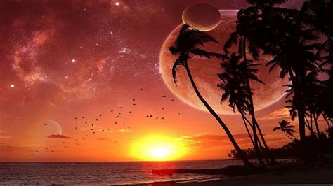 Wonderful Fantasy Sunset High Resolution Wallpaper Flickr