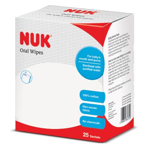 Nuk Oral Wipes 25pcs Nuk Mannings Online Store