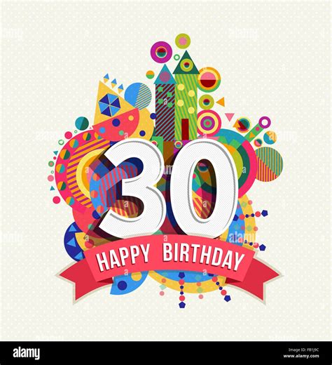 Happy Birthday 30 Years