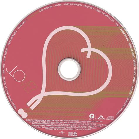 Carátula Cd De Jennifer Lopez Love Deluxe Edition Portada