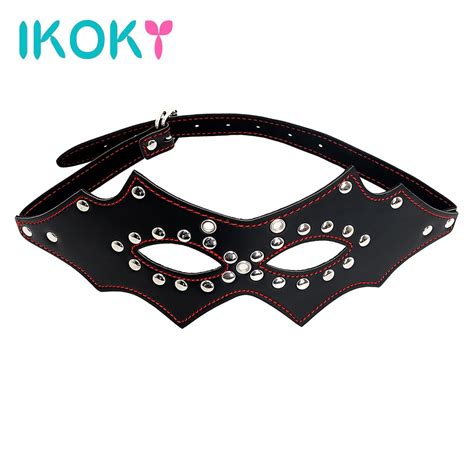 Ikoky Pu Leather With Rivets Erotic Toys Sex Toys For Couple Adult