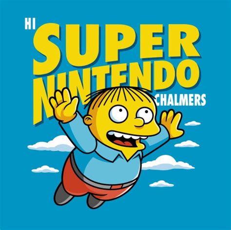 Super Nintendo Chalmers The Simpsons Ralph Wiggum The Simpsons Simpsons Art