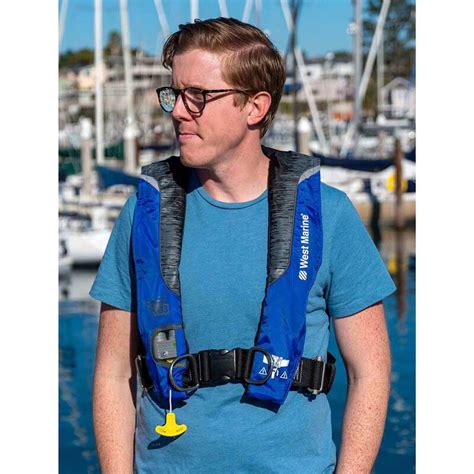 West Marine Offshore Automatic Inflatable Life Jacket With Harness